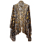 Detachable Polyester Sequin Shawl, Garment Accessories, Gold, 1920x640x0.4mm