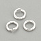 925 Sterling Silver Open Jump Rings, Round Rings, Silver, 4x0.7mm, 2mm inner diameter