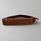 Leather Single Pen Holders, Rectangle, Brown, 170x35x7mm