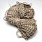 7 Inner Cores Polyester & Spandex Cord Ropes, for Rope Bracelets Making, Bisque, 4mm, about 109.36 yards(100m)/bundle, 420~500g/bundle