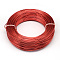 Round Anodized Aluminum Wire, Bendable Metal Craft Wire, for DIY Jewelry Craft Making, Red, 7 Gauge, 3.5mm, 20m/500g(65.6 Feet/500g)