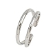 Регулируемые открытые манжеты из нержавеющей стали 304 для женщин RJEW-K301-05P-4