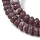 Натуральный лепидолит / пурпурный слюдяный камень бисер пряди&nbsp;G-K365-E01-4x6mm-4