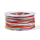 27 м сегментно окрашенные круглые полиэфирные витые шнуры&nbsp;OCOR-N009-02A-23-1