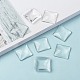 Полупрозрачные квадратных кабошоны GGLA-A001-25mm-8