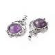 Подвески из натурального аметиста  G-P496-05P-20-3