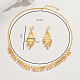 Комплекты из ожерелья и серег с кисточками в этническом ретро-стиле для женского банкета FC6404-2