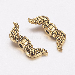 Сплавочные овальные бусины тибетского стиля &nbsp;LS-X-TIBEB-6139-AG-LF