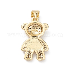 Покрытие стойки латунь микропаве прозрачные подвески из кубического циркония KK-L155-62G