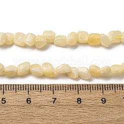 Природный Топаз нефрита бисер нитей G-I389-A33