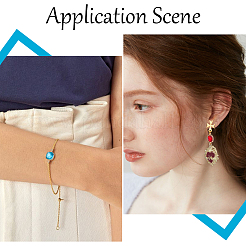 24 шт. 12-х цветные граненые стеклянные подвески-коннекторы&nbsp;GLAA-SC0001-90