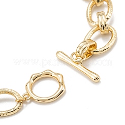 Латунь ссылка браслеты&nbsp;X-BJEW-K221-01G