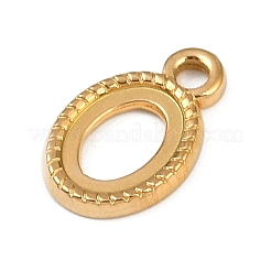 Оправы для подвесок из нержавеющей стали 304 в виде кабошонов STAS-B092-01G