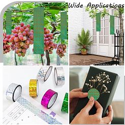 50 м лазерные блестящие бопп-пластмассовые декоративные клейкие ленты для альбома для вырезок&nbsp;AJEW-WH20002-57B-04