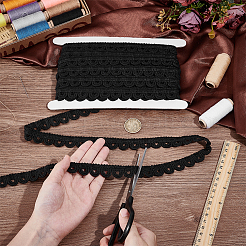 10 ярд хлопкового кружева для отделки&nbsp;OCOR-PH0007-18B-03