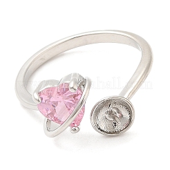 Латунь с кубическим цирконием&nbsp;LS-KK-E055-01P-02