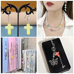 250 шт. Прозрачные акриловые бусины&nbsp;TACR-CJ0001-54