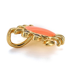 Настоящие 18к позолоченные латунные подвески с микропаве&nbsp;ZIRC-L100-020-G