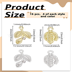 Подвески из сплава 16 шт.&nbsp;FIND-LP0005-60