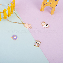 Подвески из сплава эмали 32шт 4 стиля ENAM-BT0001-14