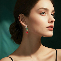 60 шт. 2-цветная фурнитура для сережек-клипс из экологически чистого пластика KY-AR0001-46