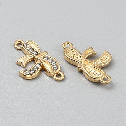 Подвески из хрусталя из цинкового сплава&nbsp;FIND-WH20009-44J