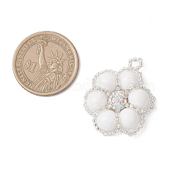 Подвески в виде цветов из натурального аметиста&nbsp;PALLOY-MZ01188