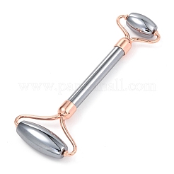 Валики для лица с натуральным терагерцовым камнем и набор гуа ша G-B008-01RG