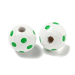 Набивные деревянные европейские бусины&nbsp;WOOD-G022-18E