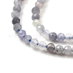 Натуральный танзанит бисер пряди G-S387-A01-2mm