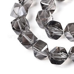 Стеклянные бусины с гальваническим покрытием &nbsp;EGLA-T021-21J