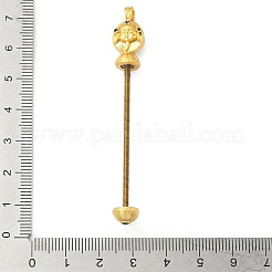 Латунные заготовки для подвесок с бусинами KK-NH0008-07G