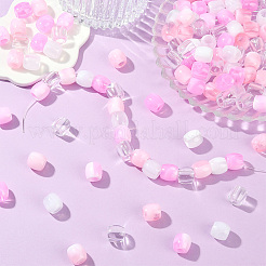 120 шт. 4 стиля бусины из АБС-пластика с имитацией жемчуга европейские&nbsp;FIND-SC0019-28B