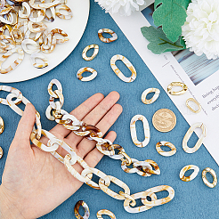 4 стиль акриловых и ccb пластиковых соединительных колец OACR-FH0001-044