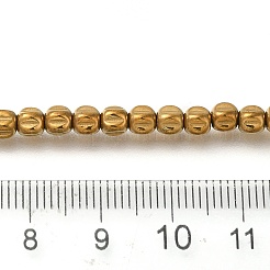 Гальванические нити из синтетических немагнитных гематитовых бусин G-C154-A01-01B