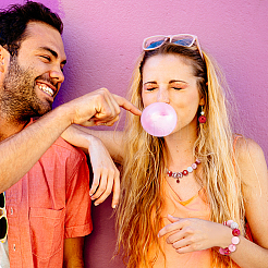 1 набор акриловых круглых бусин смешанного стиля SACR-PH0001-52J