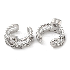 Серьги-манжеты из циркония EJEW-E290-06P