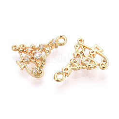 Латунные микро проложить кубического циркония подвески&nbsp;KK-N263-146A-G