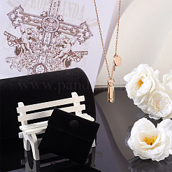 1 шт. ожерелье из нержавеющей стали 304 в форме урны для пепла&nbsp;DIY-TA0010-14A