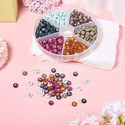 48 г 6 цвета непрозрачные акриловые бусины OACR-TA0003-50