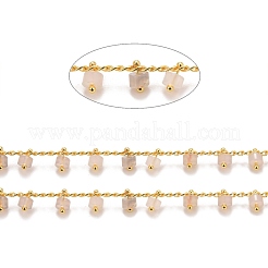 Цепочки из бисера из натурального серого агата CHC-B020-01G-09