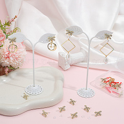 20 шт. фурнитура для сережек-гвоздиков из сплава со стразами&nbsp;FIND-SC0015-59