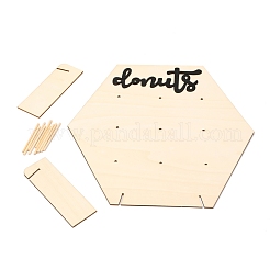 Стойка для пончиков из тополя&nbsp;DJEW-H006-02A