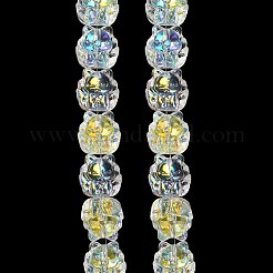 Гальванизированные стеклянные бусины смешанных стилей&nbsp;EGLA-H110-01