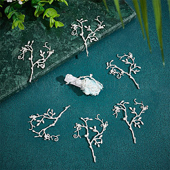 Латунные горный хрусталь кабошон сеттинги KK-WH0079-108S