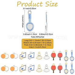 20 шт. Подвески из сплава с эмалью&nbsp;FIND-FS0004-83