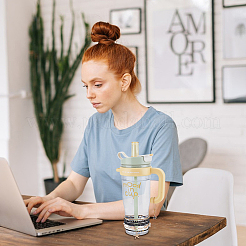 8 шт. подвески для бокалов для вина в виде морских звезд из сплава&nbsp;HJEW-GA00067-01