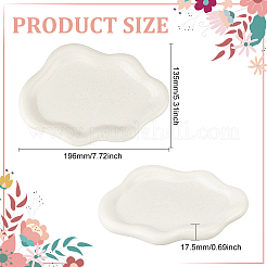 Фарфоровая ювелирная тарелка DJEW-WH0058-01B