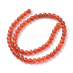 Природный агат бисер нитей G-I261-B04-6mm