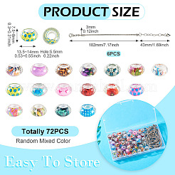 Наборы для изготовления европейских браслетов своими руками DIY-TA0012-17P